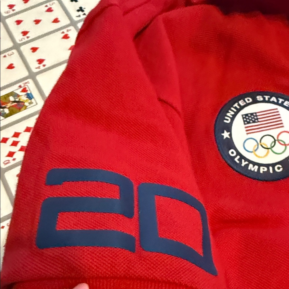 Polo by Ralph Lauren mens Red Olympic Team Polo Shirt - Picture 2 of 4